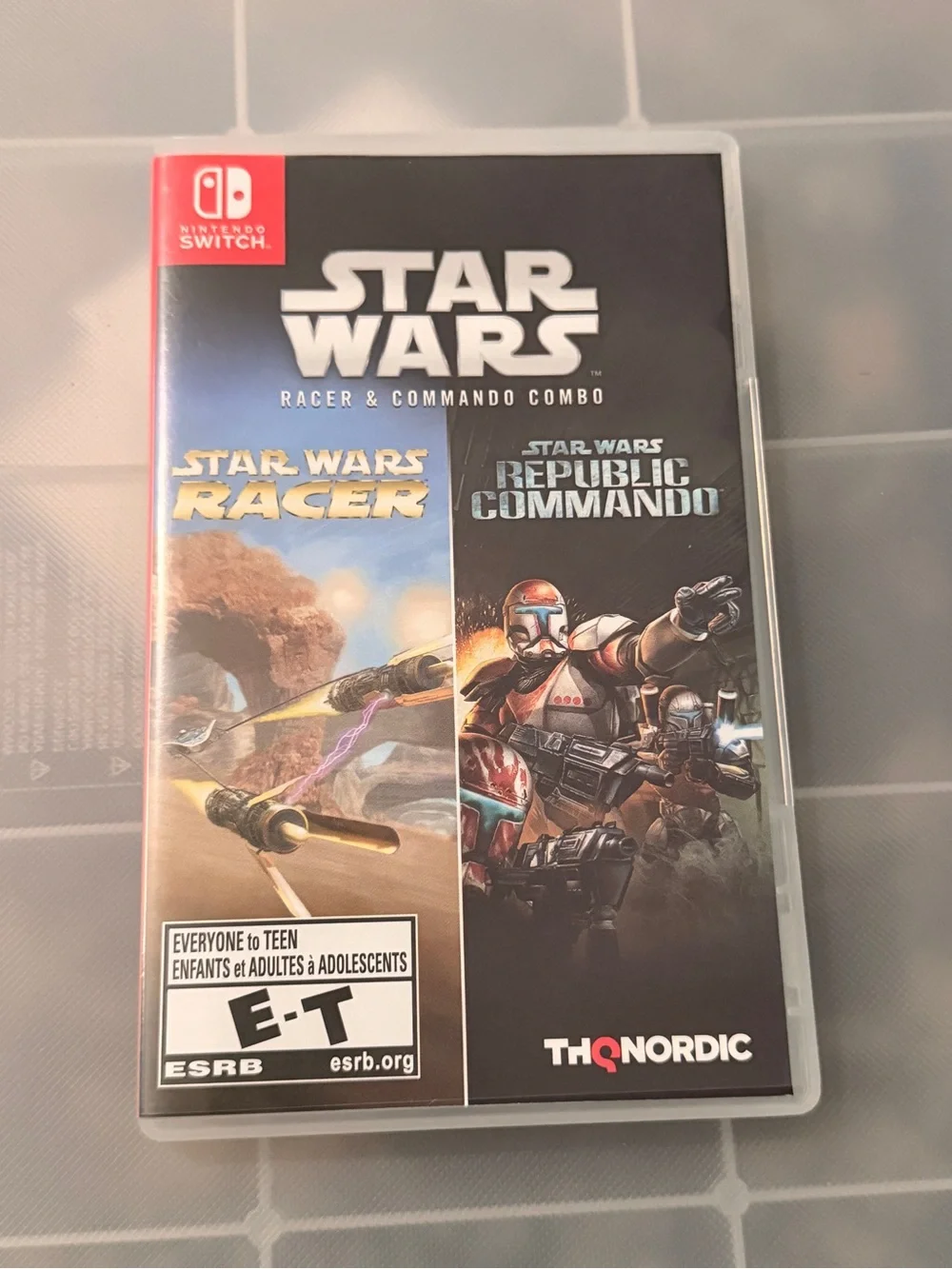 Nintendo Switch Star Wars: Racer & Republic Commando Combo - Black Cover